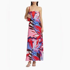 Ramy Brook Bernarda Strapless Floral A-Line Maxi Dress – NWT – Rosa Paradiso